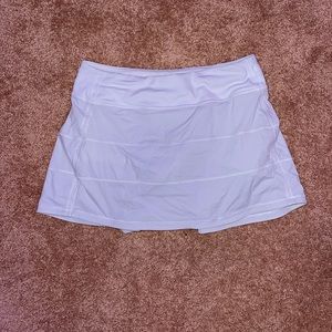 Lululemon White Tennis Skirt